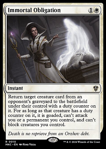 Immortal Obligation