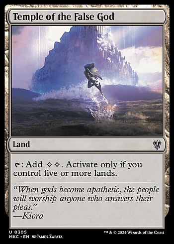Temple of the False God