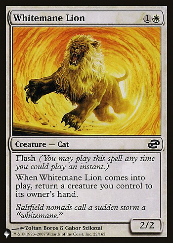 Whitemane Lion