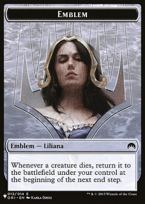 Liliana, Defiant Necromancer Emblem