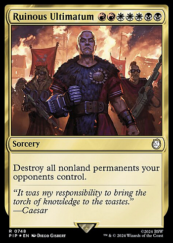Ruinous Ultimatum
