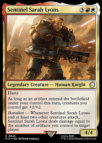 Sentinel Sarah Lyons