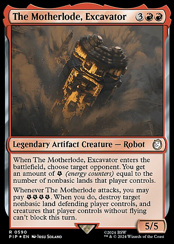 The Motherlode, Excavator