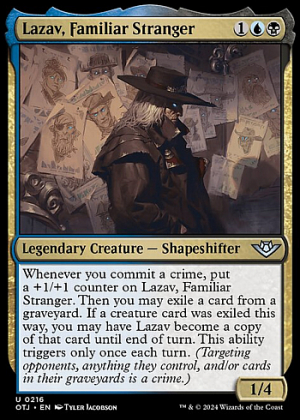 Lazav, Familiar Stranger