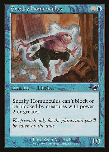 Sneaky Homunculus