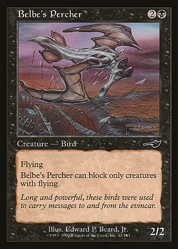 Belbe's Percher