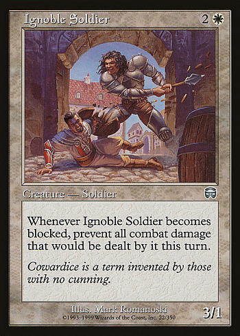 Ignoble Soldier