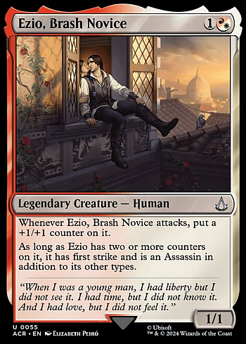 Ezio, Brash Novice