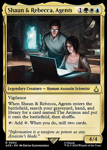Shaun & Rebecca, Agents