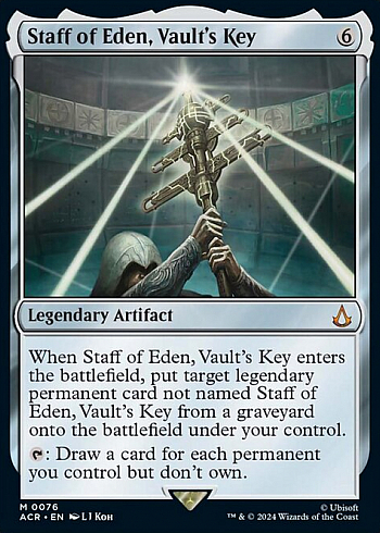 Staff of Eden, Vault's Key