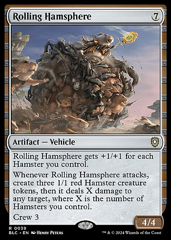 Rolling Hamsphere