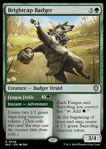 Brightcap Badger // Fungus Frolic