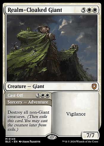 Realm-Cloaked Giant // Cast Off