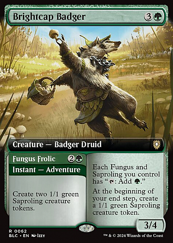Brightcap Badger // Fungus Frolic