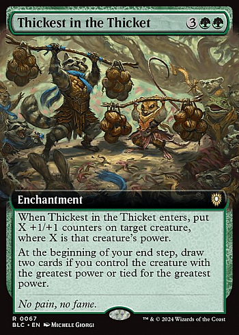 Thickest in the Thicket