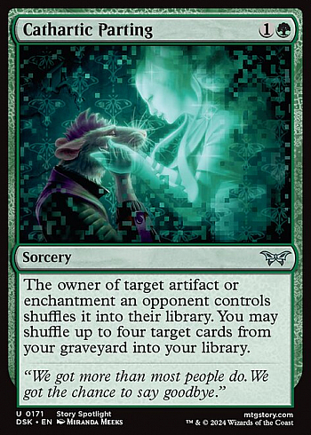Cathartic Parting