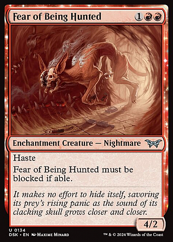 Fear of Being Hunted