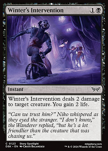 Winter's Intervention