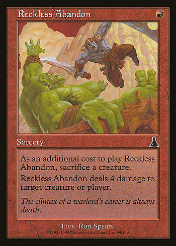 Reckless Abandon