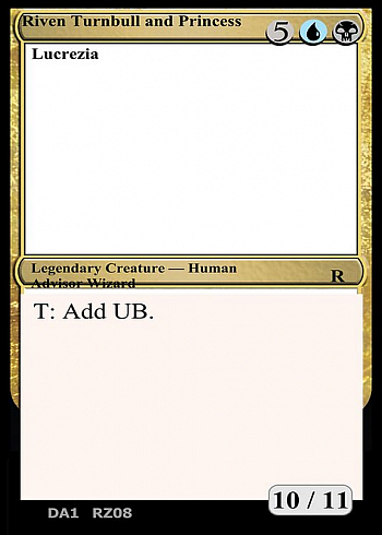 Riven Turnbull and Princess Lucrezia