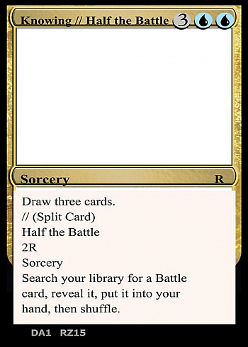 Knowing // Half the Battle