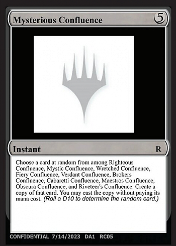 Mysterious Confluence