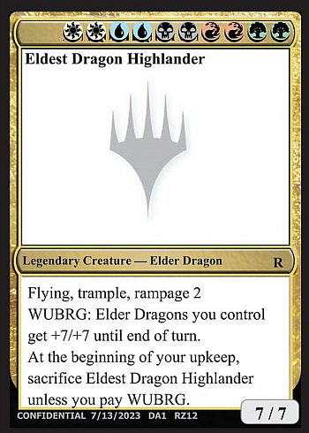 Eldest Dragon Highlander
