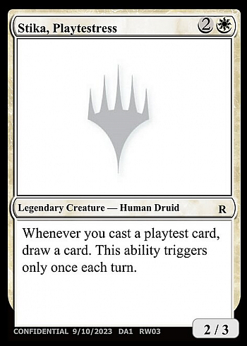 Stika, Playtestress