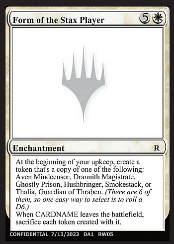 Form of the Stax Player