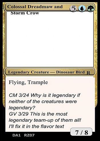 Colossal Dreadmaw and Storm Crow