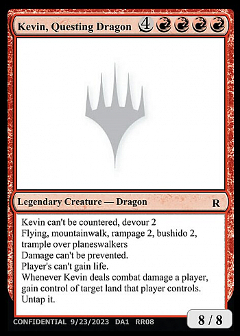 Kevin, Questing Dragon
