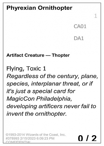 Phyrexian Ornithopter