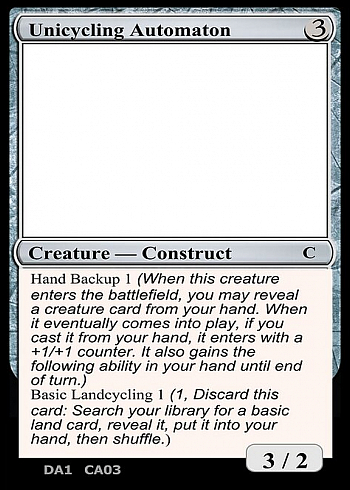 Unicycling Automaton