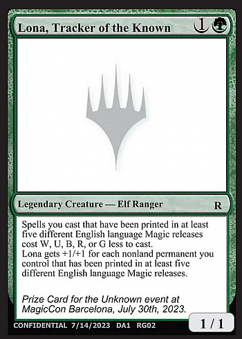 Lona, Tracker of the Known