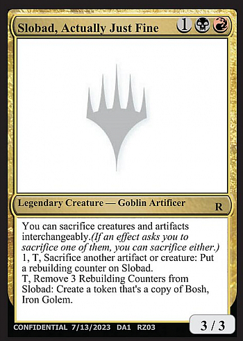 Slobad, Actually Just Fine