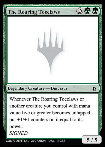 The Roaring Toeclaws
