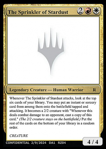 The Sprinkler of Stardust