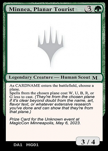 Minnea, Planar Tourist