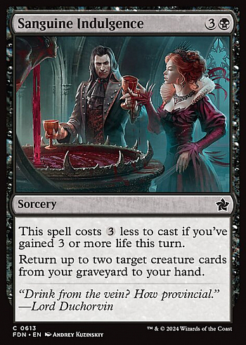 Sanguine Indulgence