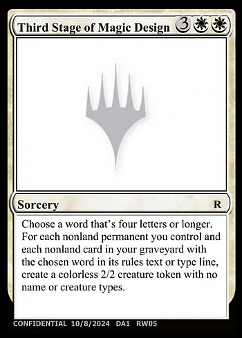 Third Stage of Magic Design