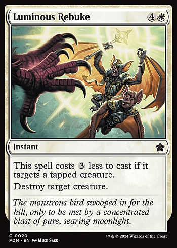 Luminous Rebuke
