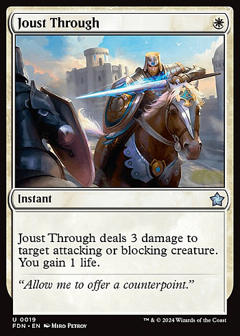 Joust Through