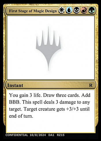 First Stage of Magic Design