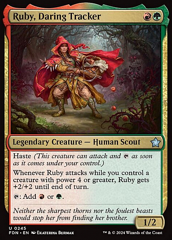 Ruby, Daring Tracker
