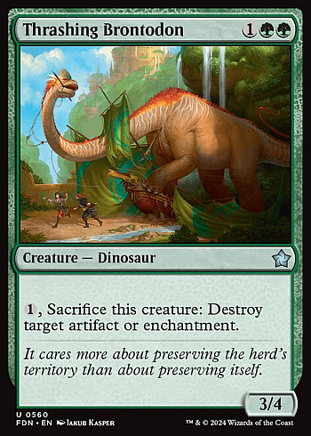 Thrashing Brontodon