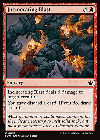 Incinerating Blast