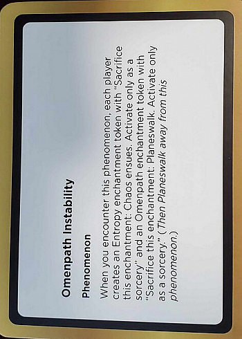 Omenpath Instability