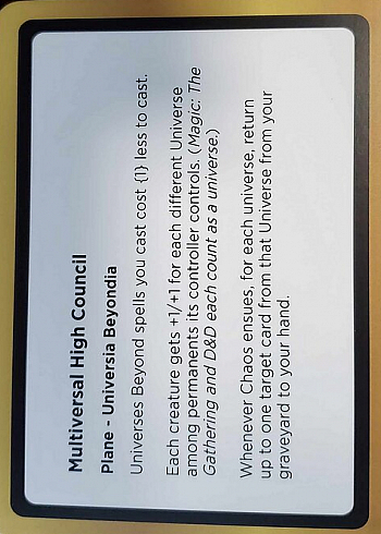 Multiversal High Council