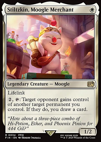 Stiltzkin, Moogle Merchant