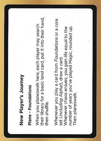 New Player's Journey